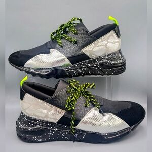 Steve Madden Ridge Sneakers. Men's size 11 M.  Metallic Snake skin. NWOT